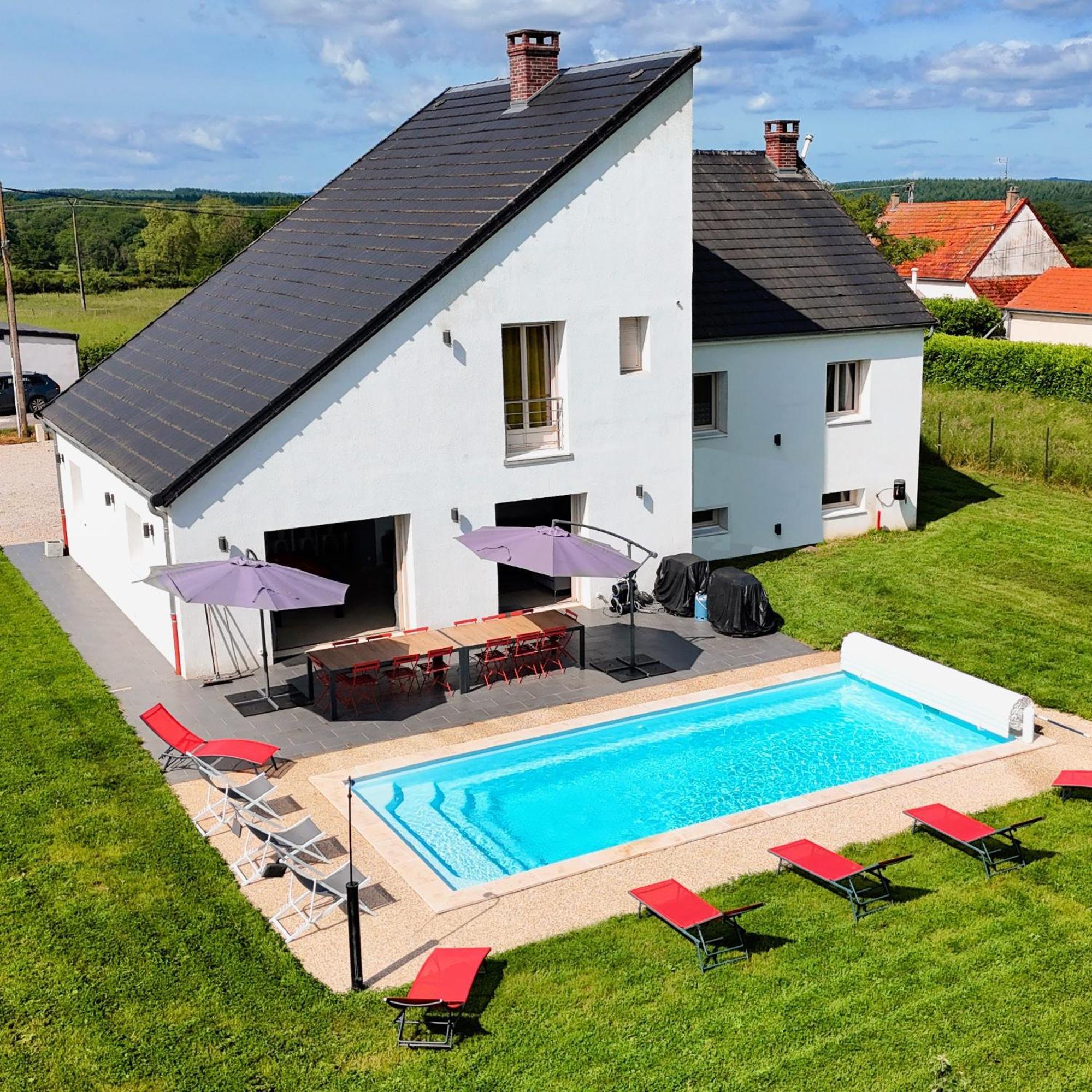 Les Retrouvailles Des Ducs By Vindihouses - Piscine Chauffe Toute L'Annee - Billard Magnien Ngoại thất bức ảnh